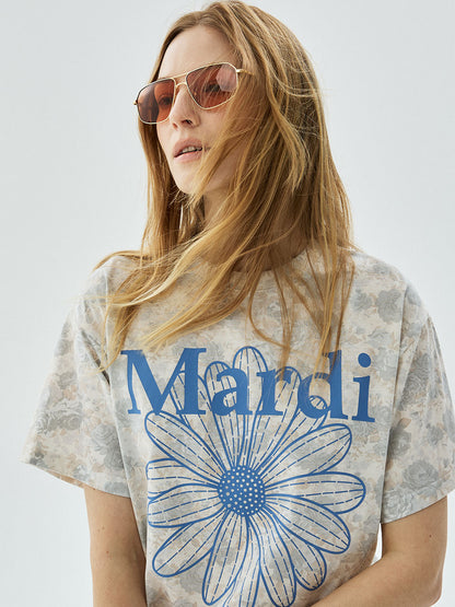 TSHIRT FLEUR FLOWERMARDI