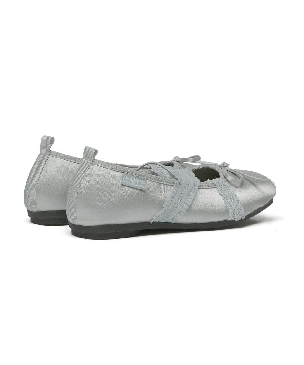 BANDING BALLET FLATS-GREY