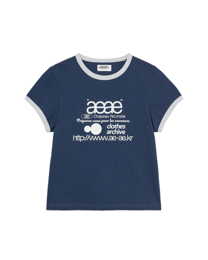 WEB LOGO RINGER TEE