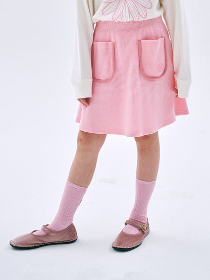 KIDS WAFFLE SKIRT