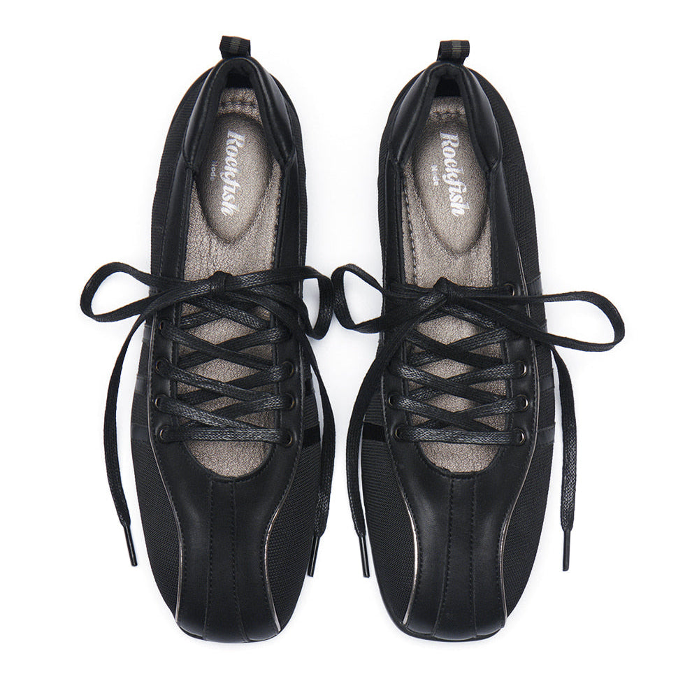 BLISS LACEUP SNEAKERS-BLACK