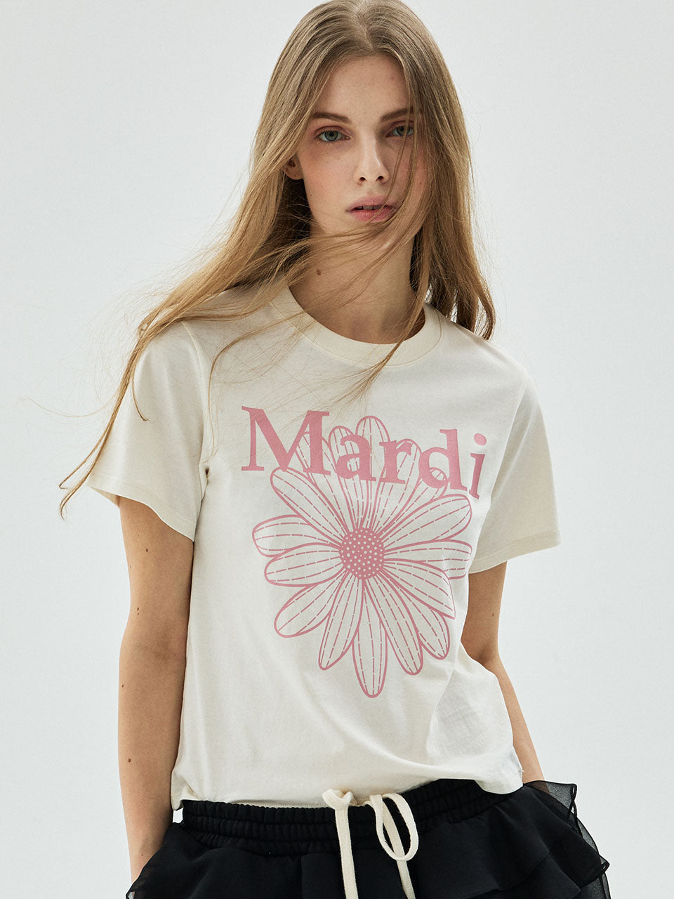 SLIM TSHIRT FLOWERMARDI