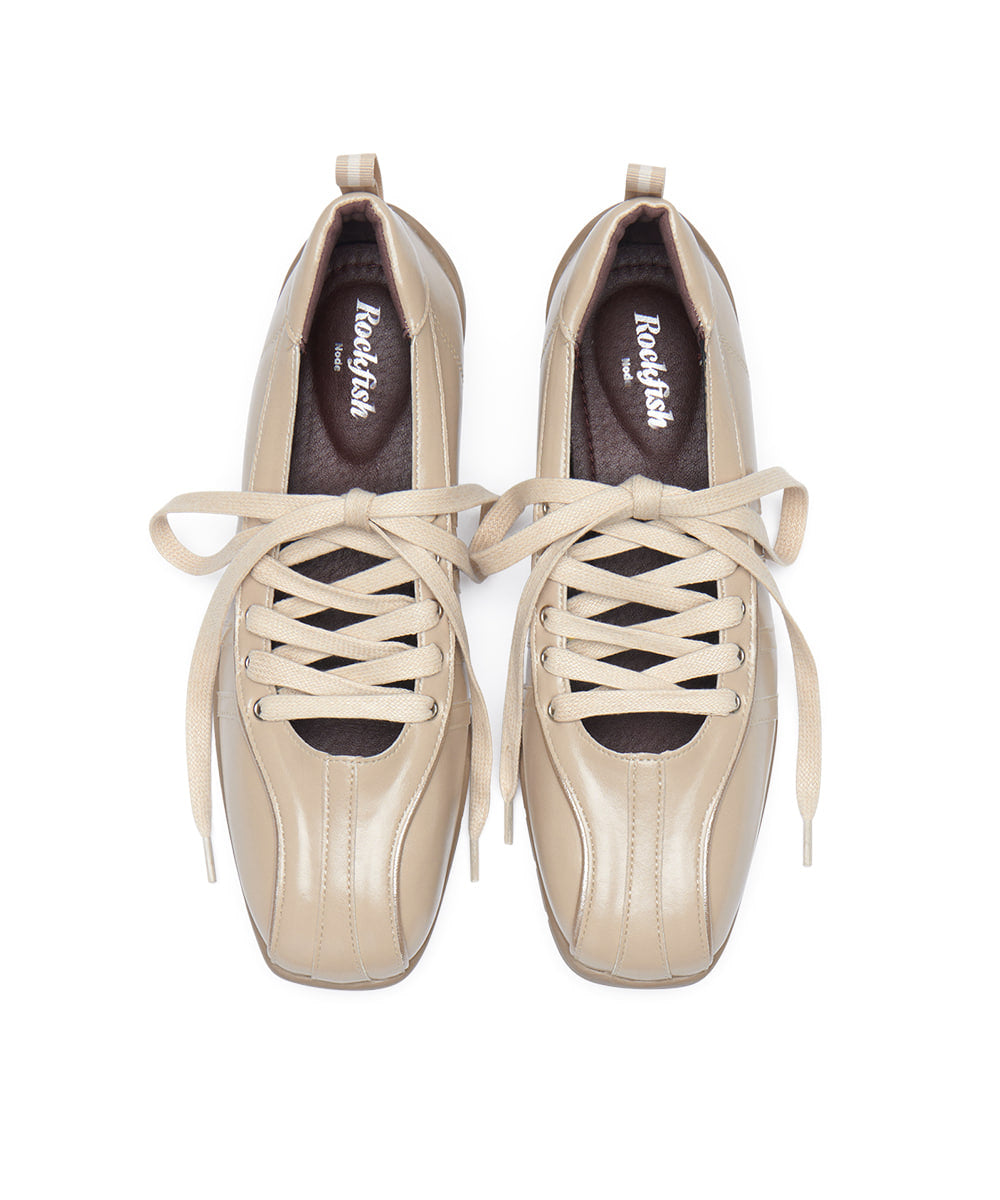 BLISS LACEUP SNEAKERS V2-BEIGE