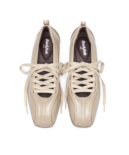 BLISS LACEUP SNEAKERS V2-BEIGE