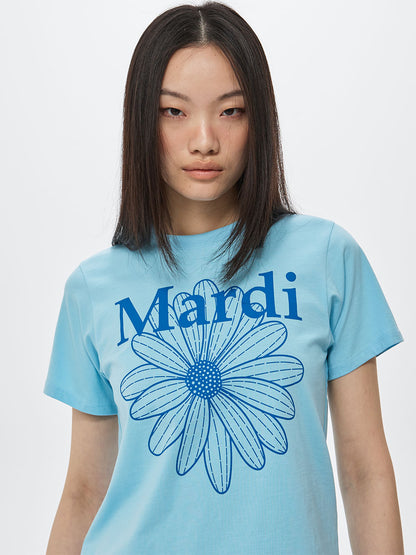 SLIM TSHIRT FLOWERMARDI