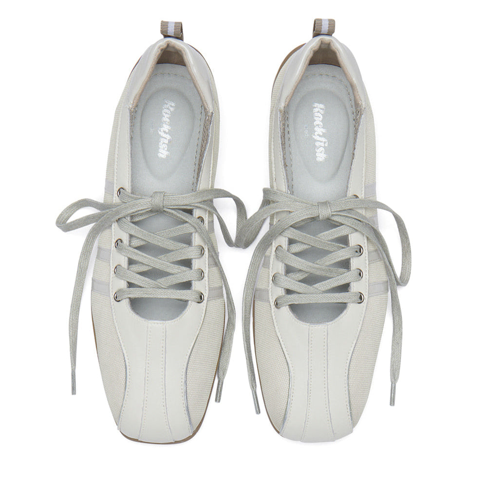 BLISS LACEUP SNEAKERS-LIGHT BEIGE