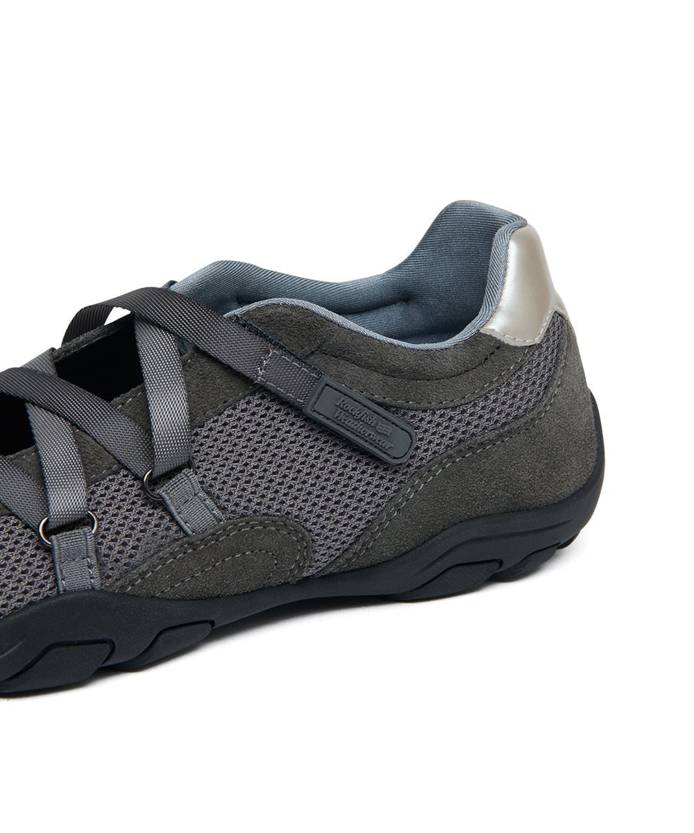 ZANE X STRAP SNEAKERS V2-CHARCOAL