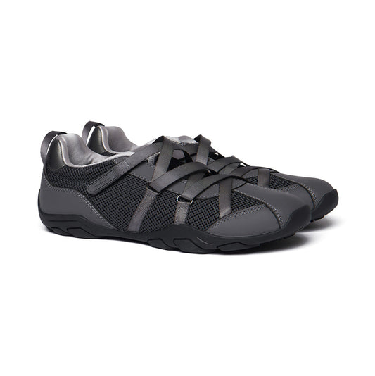 ZANE X-STRAP SNEAKERS-CHARCOAL