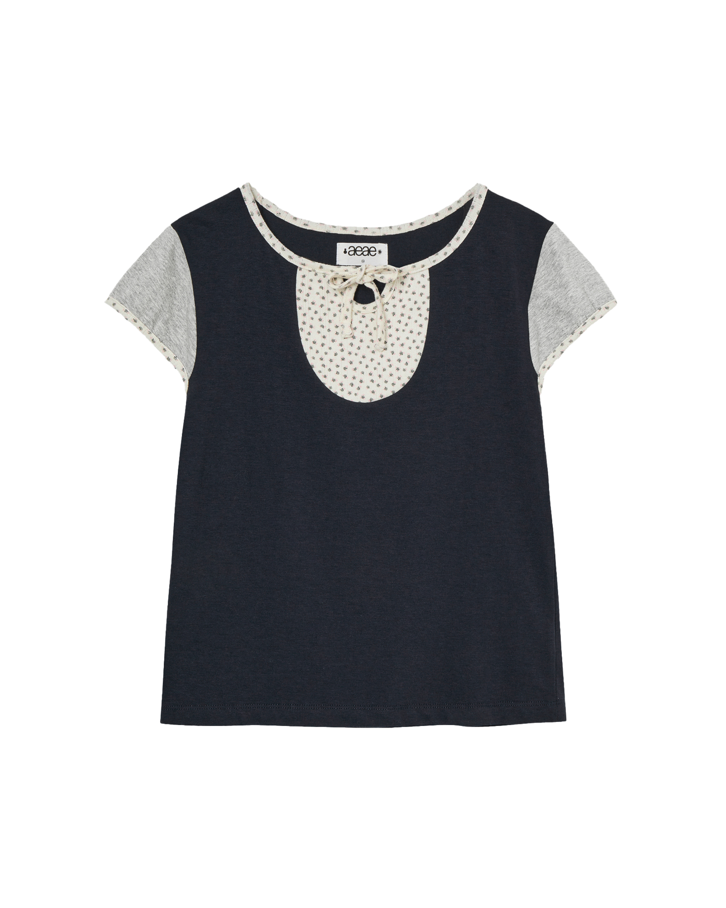 FLOWER BLOCK TEE