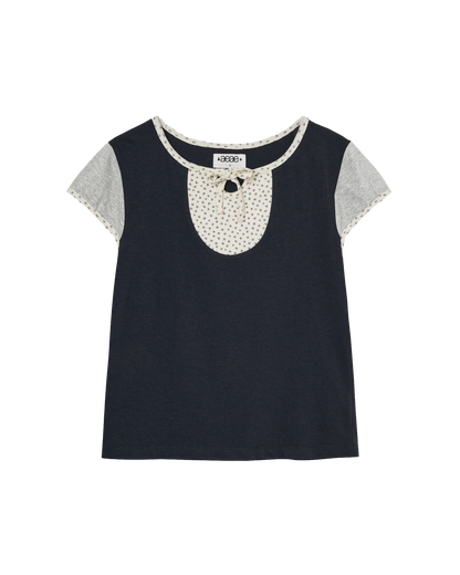 FLOWER BLOCK TEE