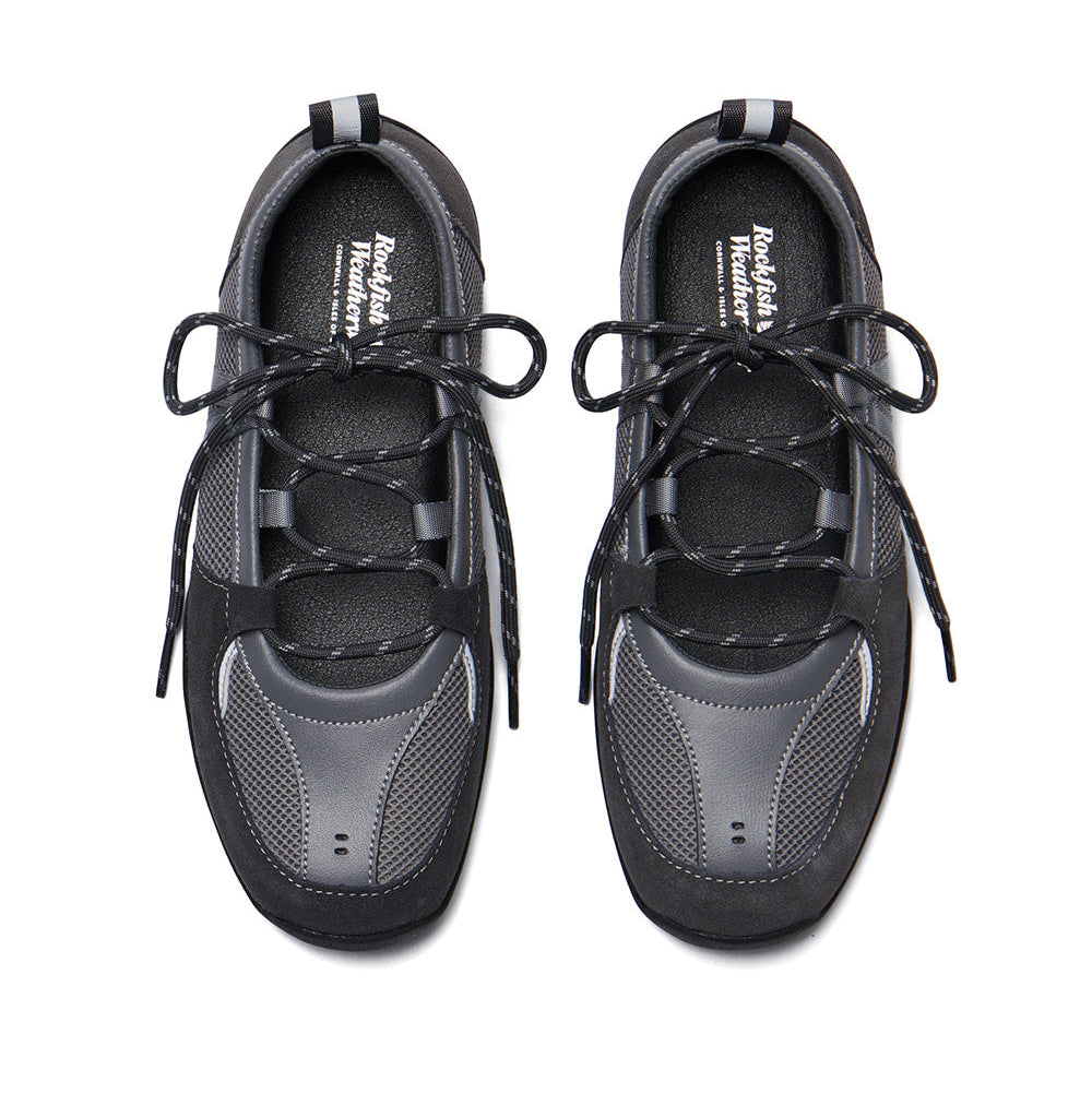 NICOLE WEAVING LACEUP SNEAKERS-GREY