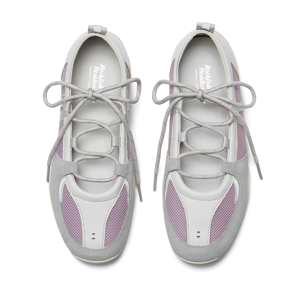 NICOLE WEAVING LACEUP SNEAKERS-ASH LAVENDER