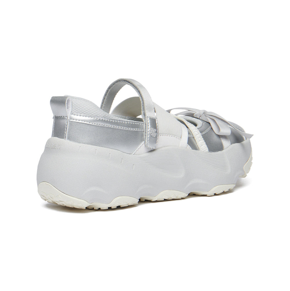 PUFFIN RIBBON BANDING SNEAKERS-SILVER