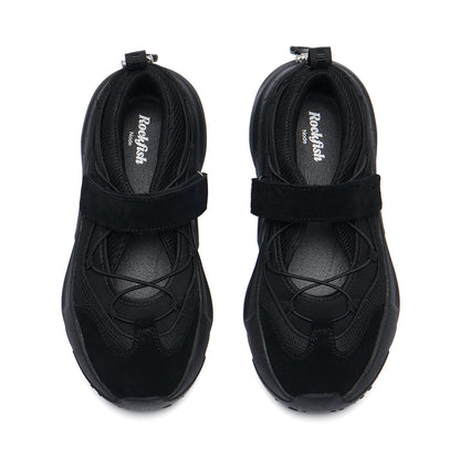 BRYN VELCRO SNEAKERS V2-BLACK