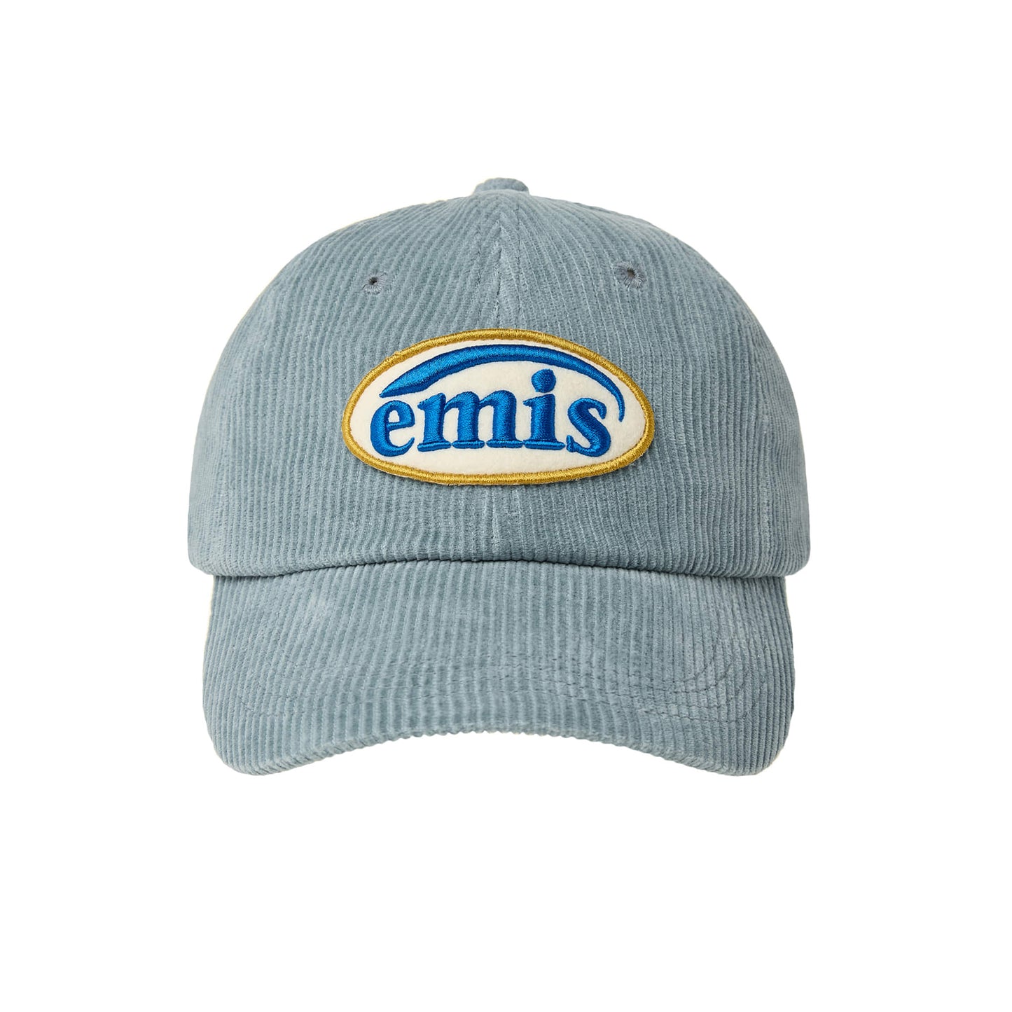 CORDUROY WAPPEN BALL CAP (RENEWAL)-ASH BLUE