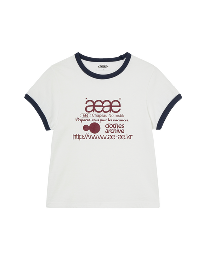 WEB LOGO RINGER TEE