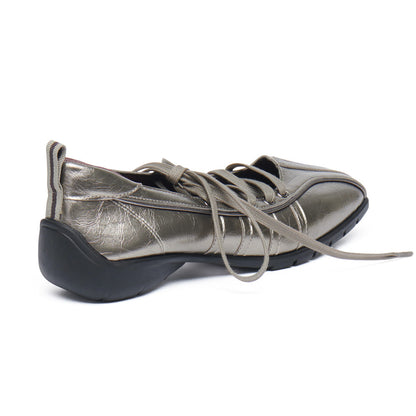 BLISS LACEUP SNEAKERS V2-DARK SILVER