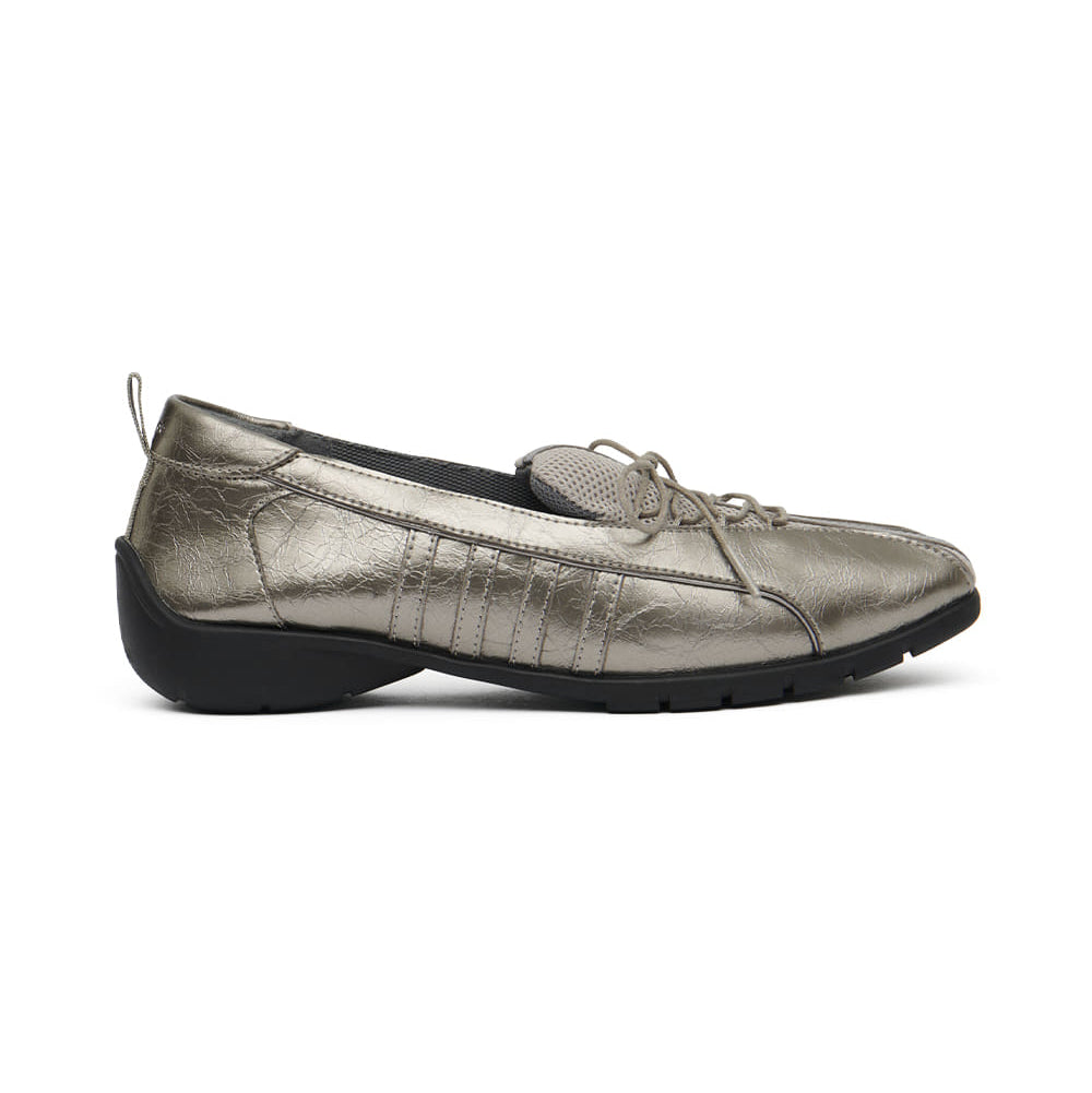 BLISS SLIP-ON SNEAKERS-DARK SILVER
