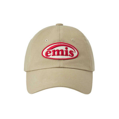 FOOT PRINT WAPPEN BALL CAP-BEIGE