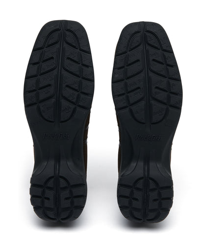 BLISS HEEL LACEUP SNEAKERS-BLACK