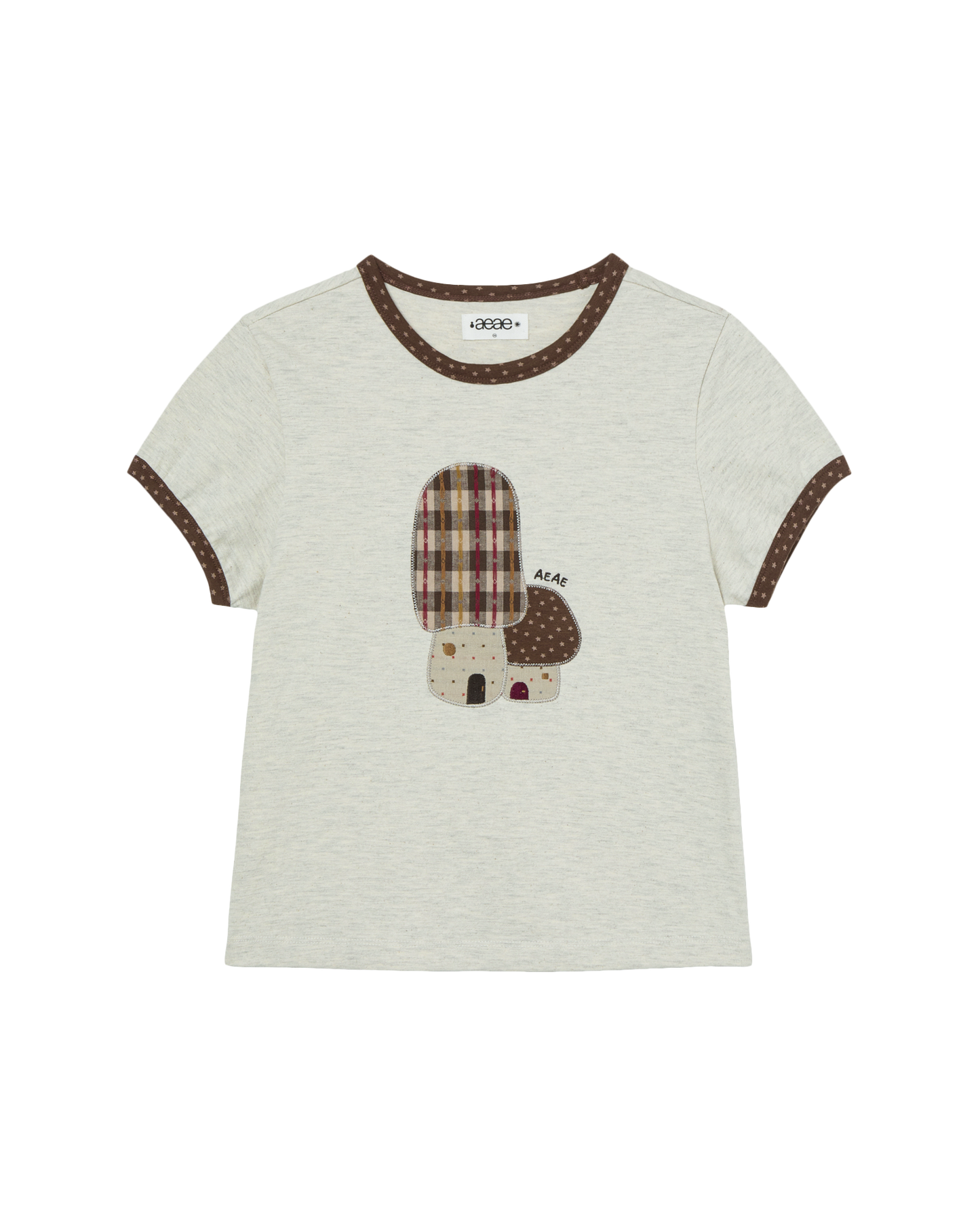MUSHROOM APPLIQUE TEE
