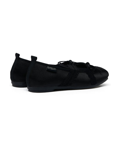 BANDING BALLET FLATS-BLACK