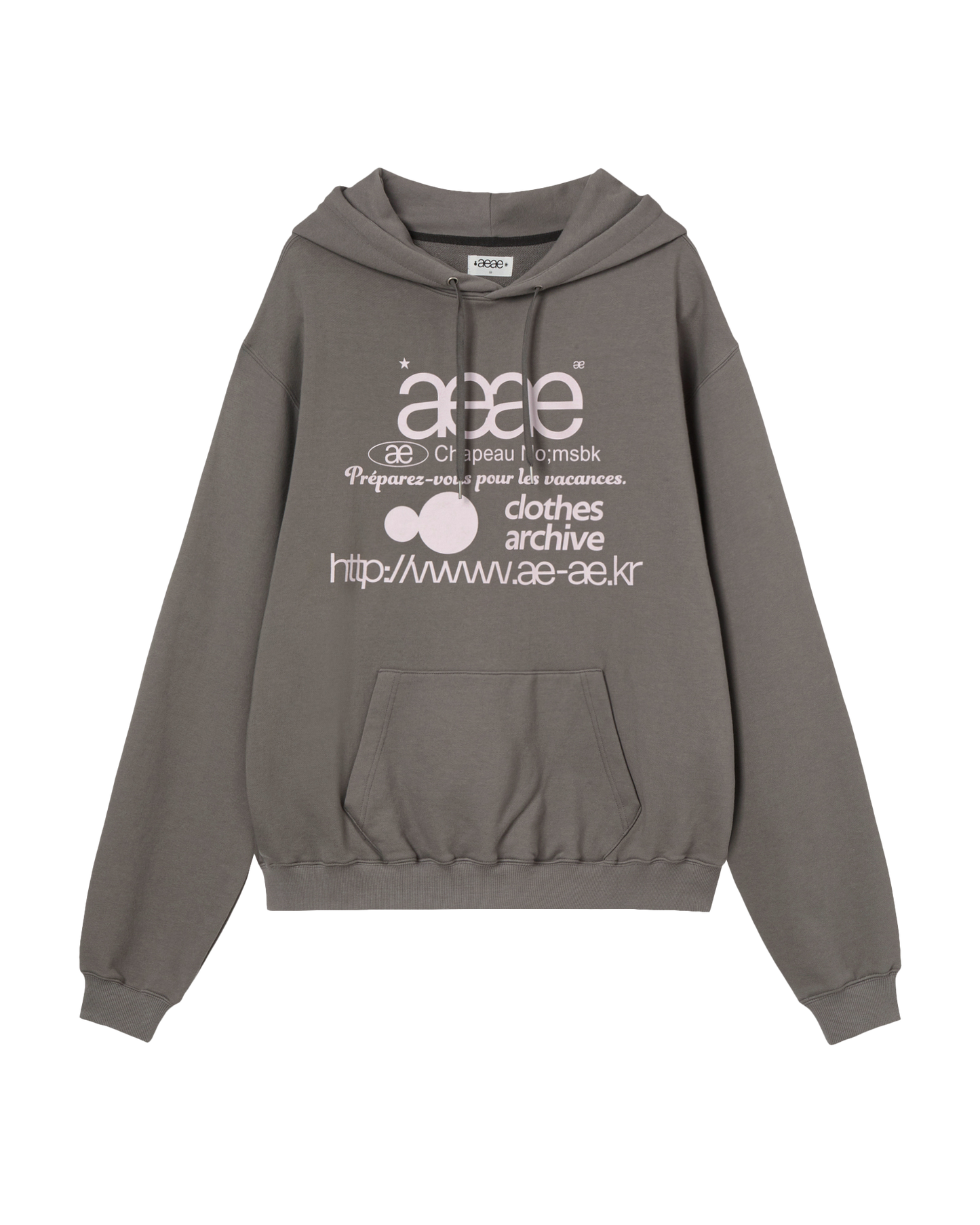 WEB LOGO LOOSED HOODIE