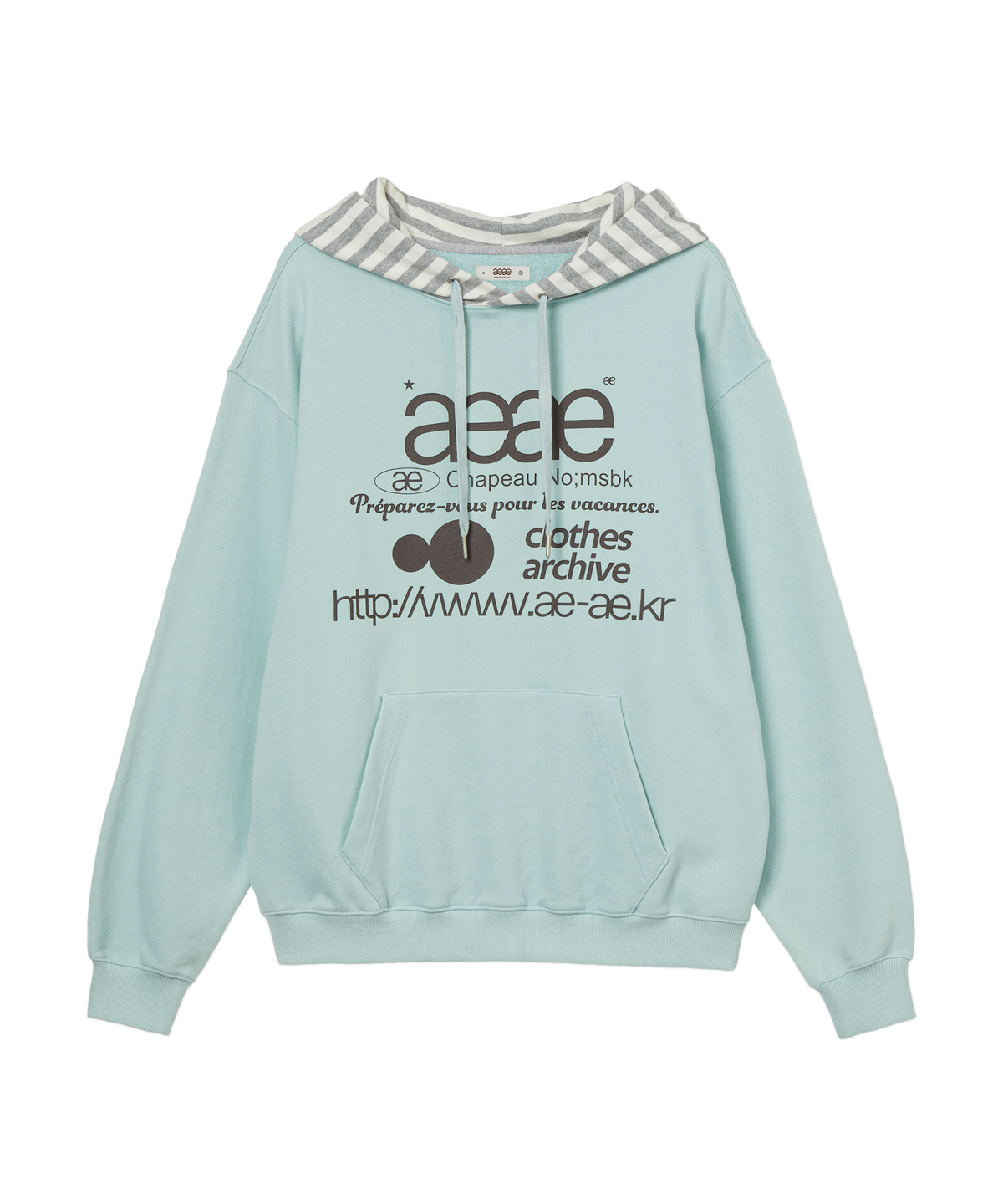 WEB LOGO LOOSED HOODIE