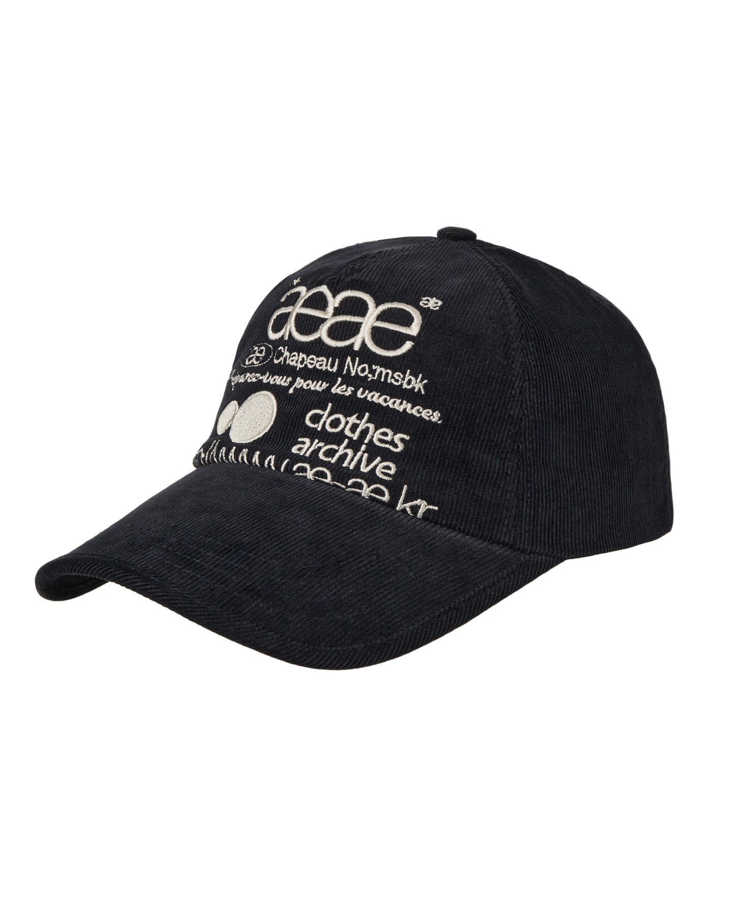 WEB LOGO CORDUROY CAP