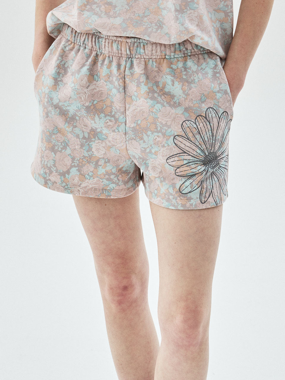 SWEAT SHORTS FLEUR FLOWER