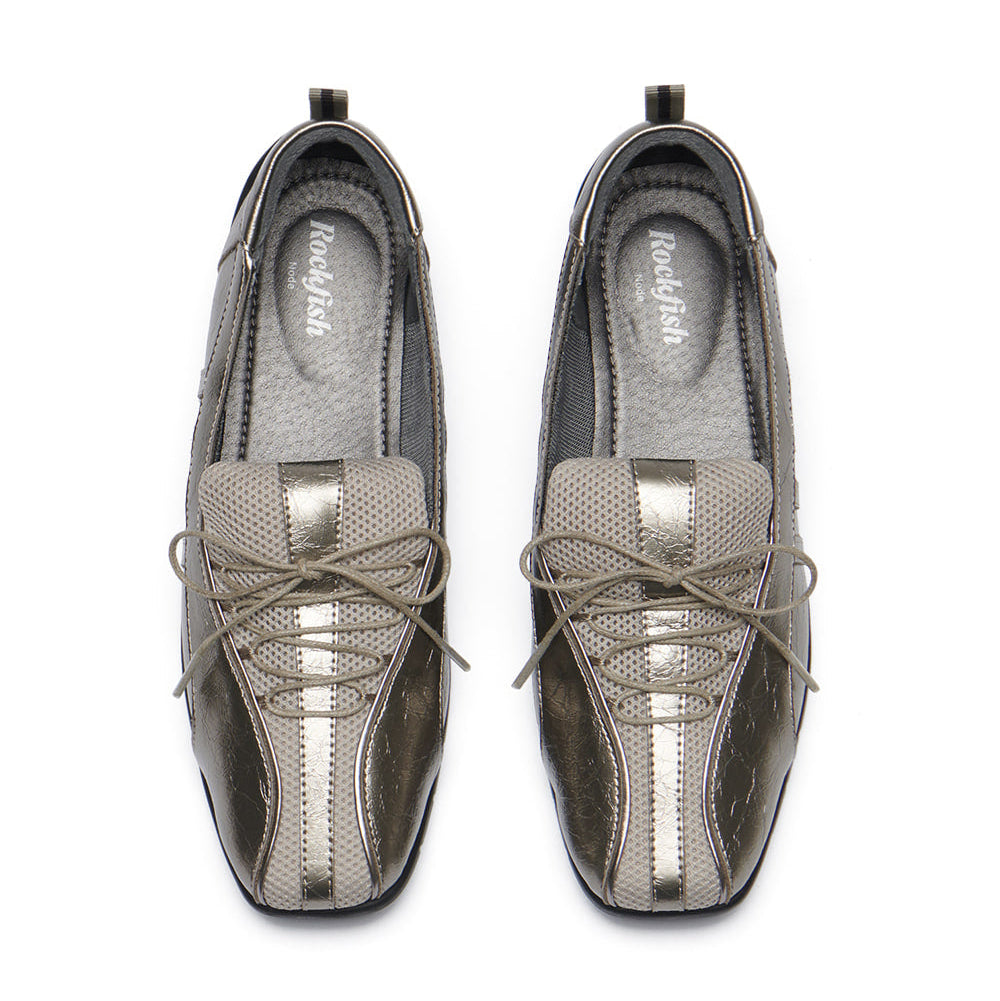 BLISS SLIP-ON SNEAKERS-DARK SILVER