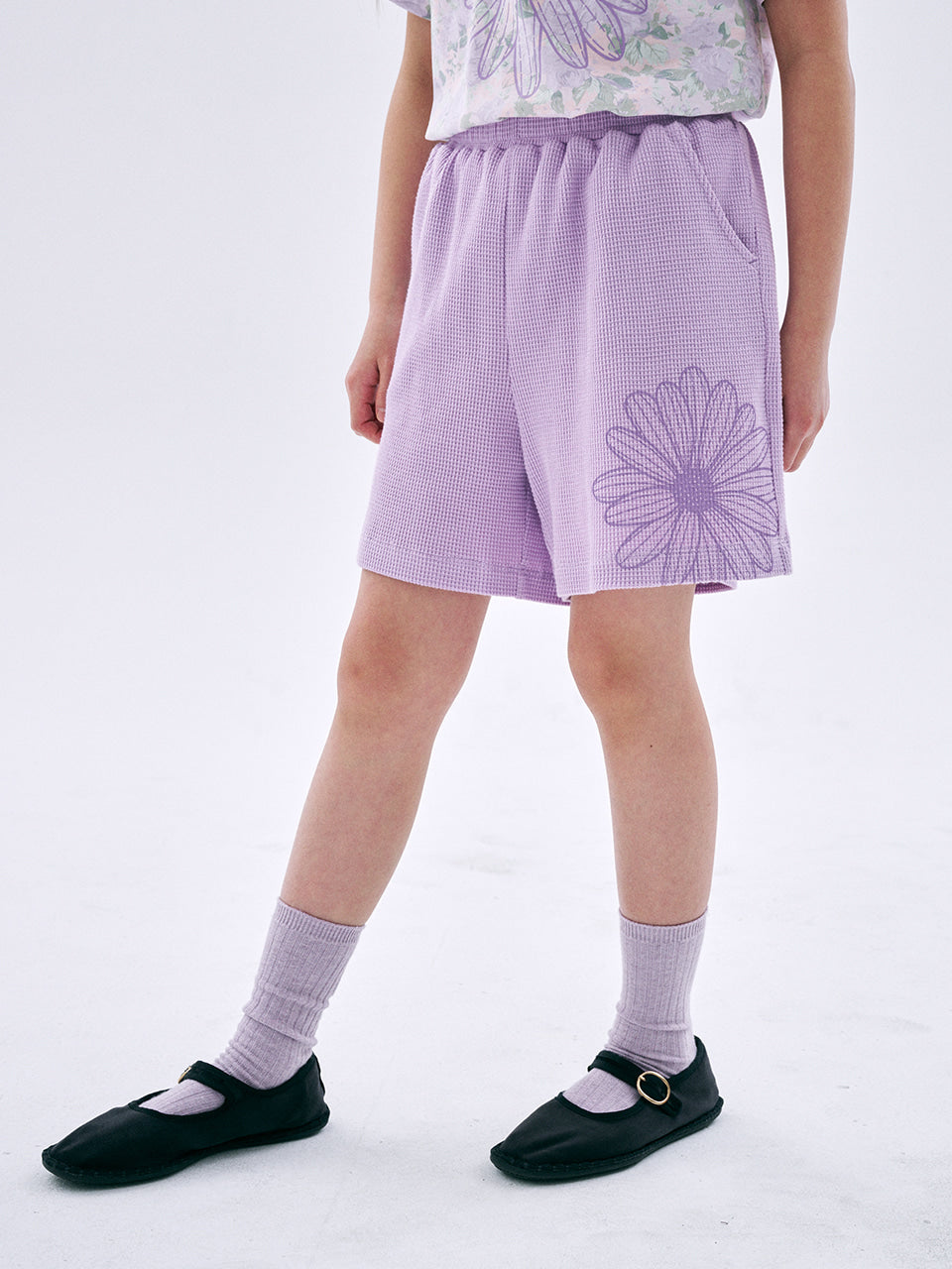 KIDS WAFFLE SHORTS
