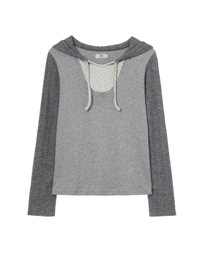 FLOWER BLOCK HOODIE