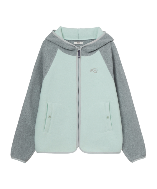 SOFT FLEECE ZIP UP HOODIE