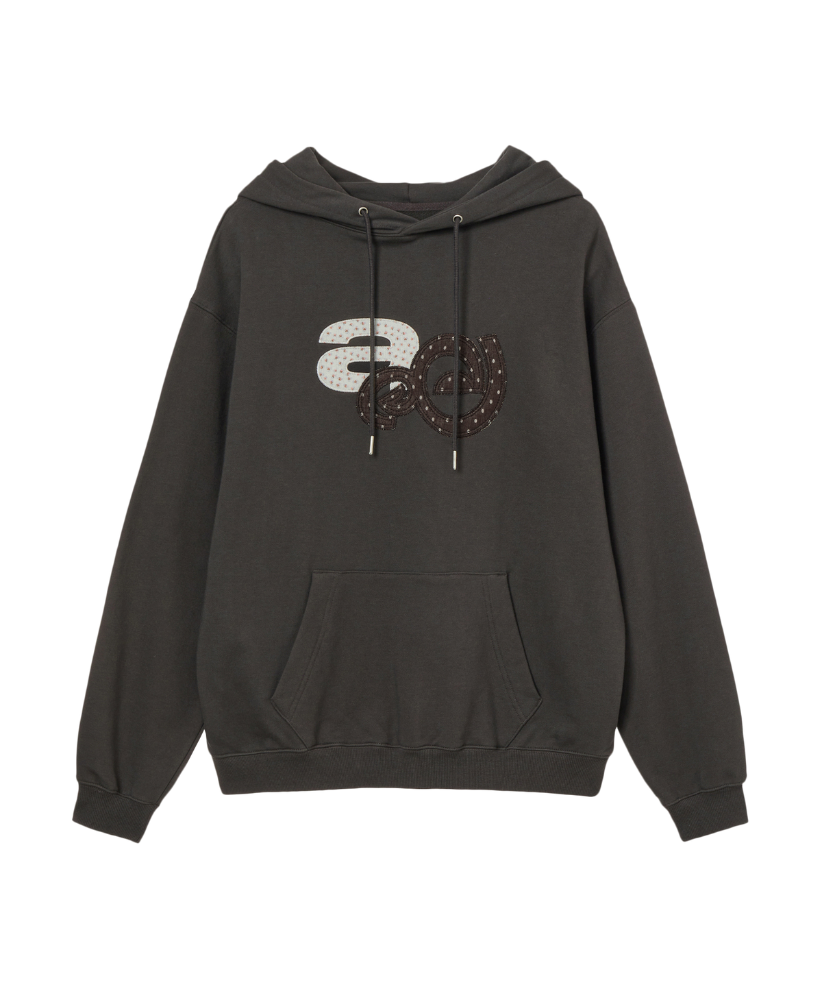 APPLIQUE FLOWER LOGO HOODIE