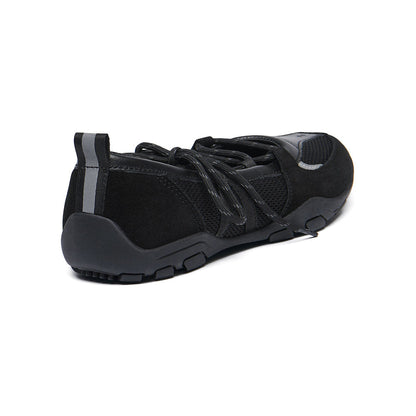 NICOLE WEAVING LACEUP SNEAKERS-BLACK