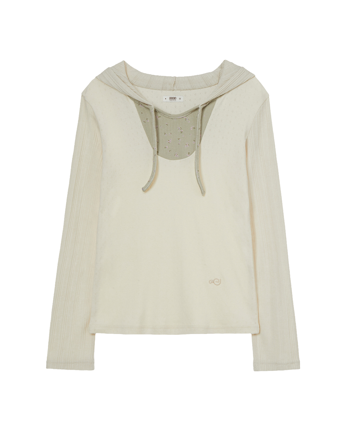 FLOWER BLOCK HOODIE
