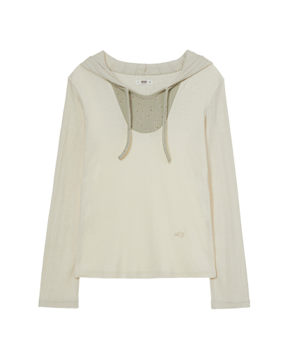 FLOWER BLOCK HOODIE