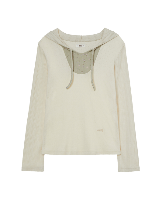 FLOWER BLOCK HOODIE