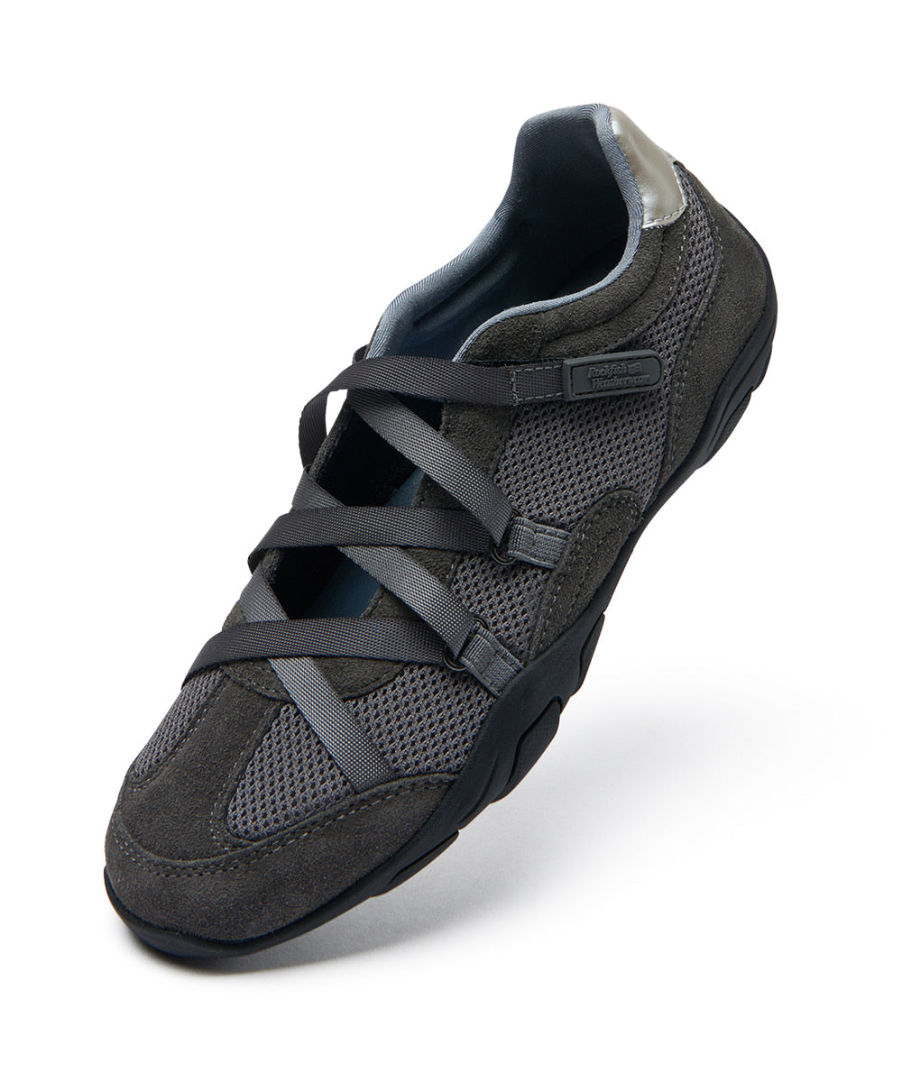 ZANE X STRAP SNEAKERS V2-CHARCOAL