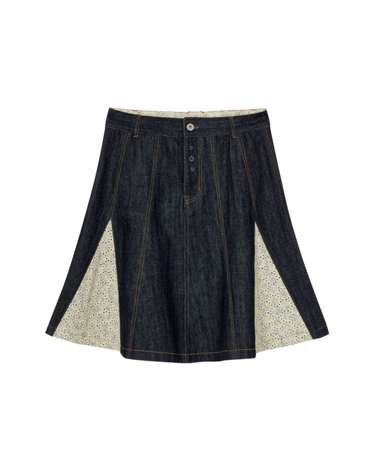 FLARE DENIM SKIRT