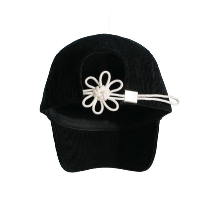 CORDUROY LOGO FLOWER CAP