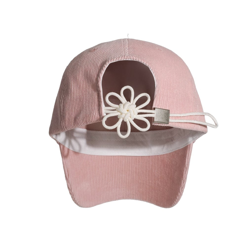CORDUROY LOGO FLOWER CAP