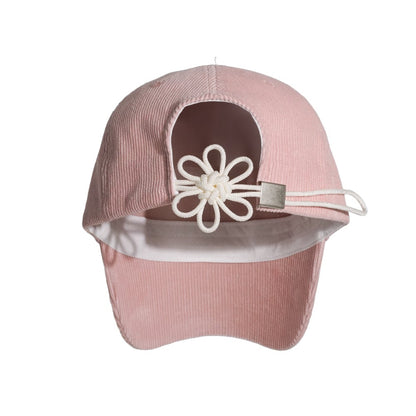 CORDUROY LOGO FLOWER CAP