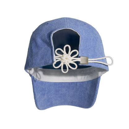CORDUROY LOGO FLOWER CAP