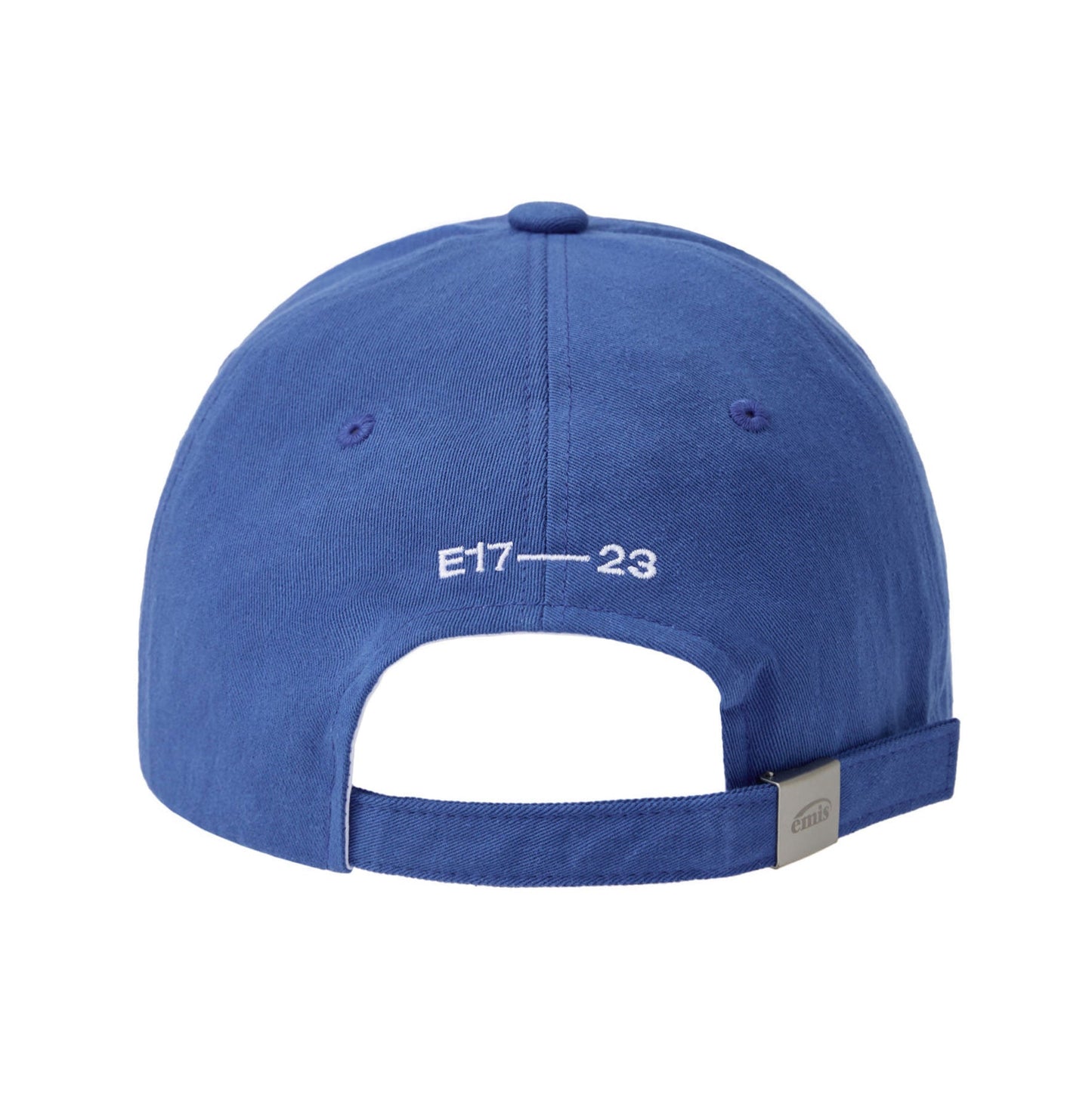 TONE ON TONE WAPPEN BALL CAP-BLUE