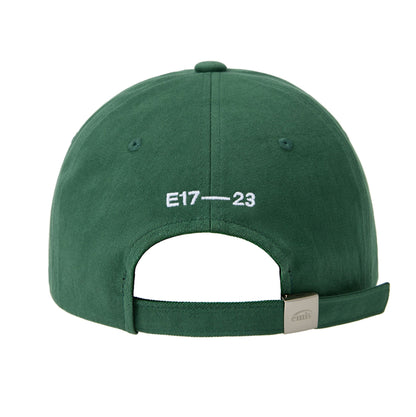 TONE ON TONE WAPPEN BALL CAP-GREEN