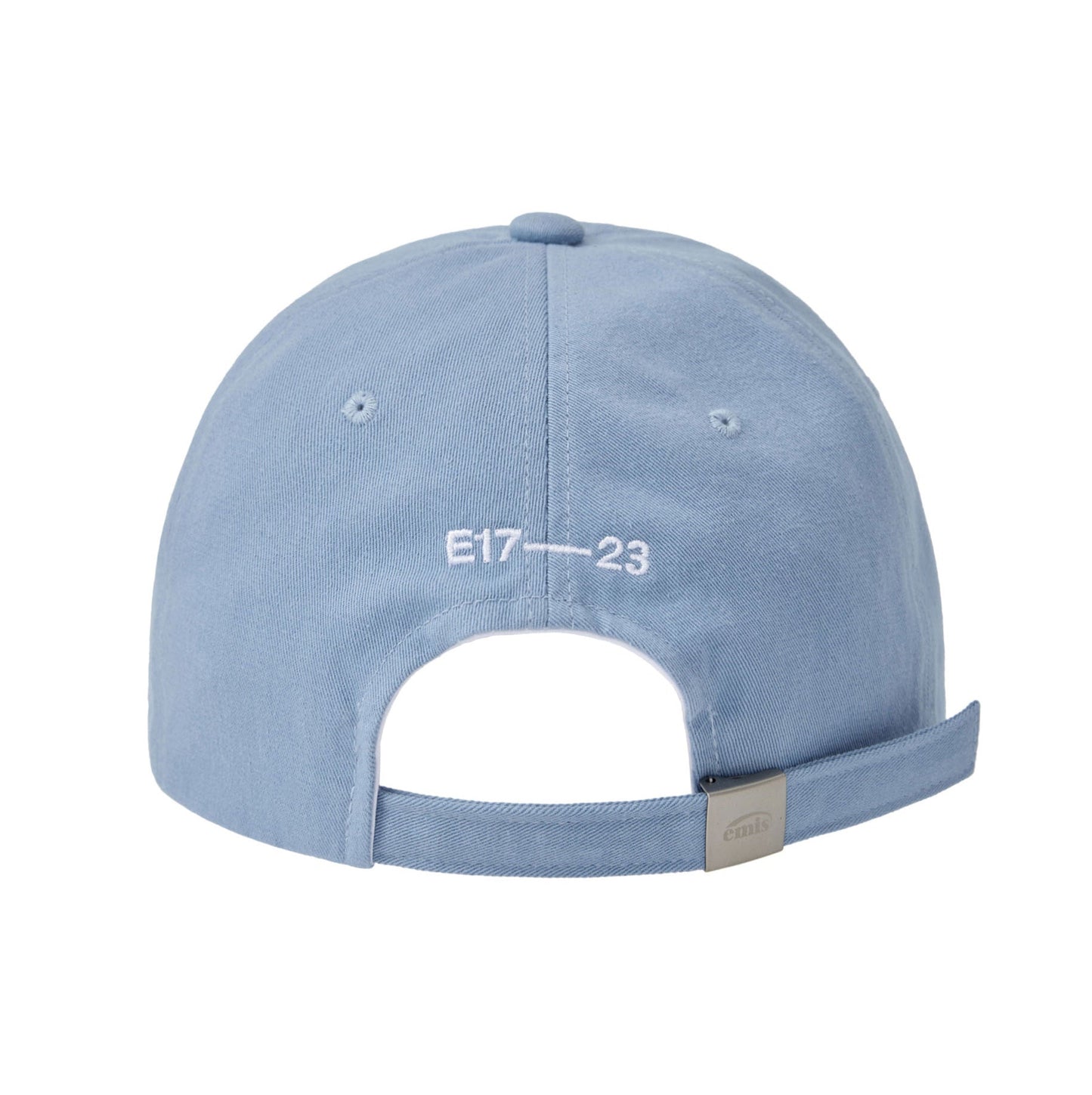 TONE ON TONE WAPPEN BALL CAP-SKY BLUE
