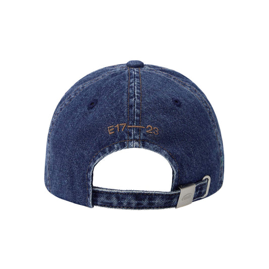 WASHED DENIM BALL CAP-BLUE/NAVY