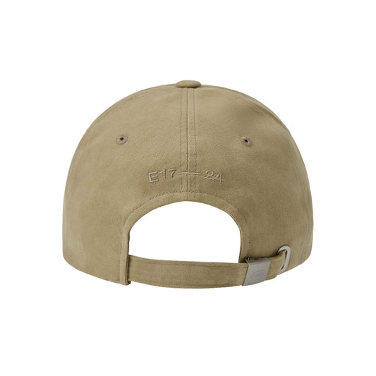COTTON BRUSHED BALL CAP-BEIGE